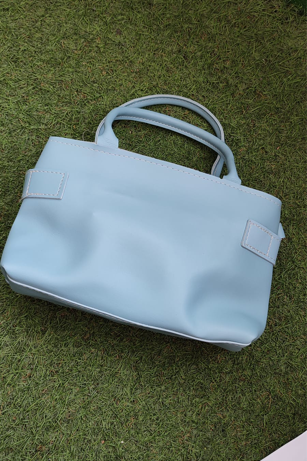 Peluş Ayı Charmlı Kadın Omuz Çantası – Mavi Renk & Peluş Ayıcık Detaylı Kadın Çanta