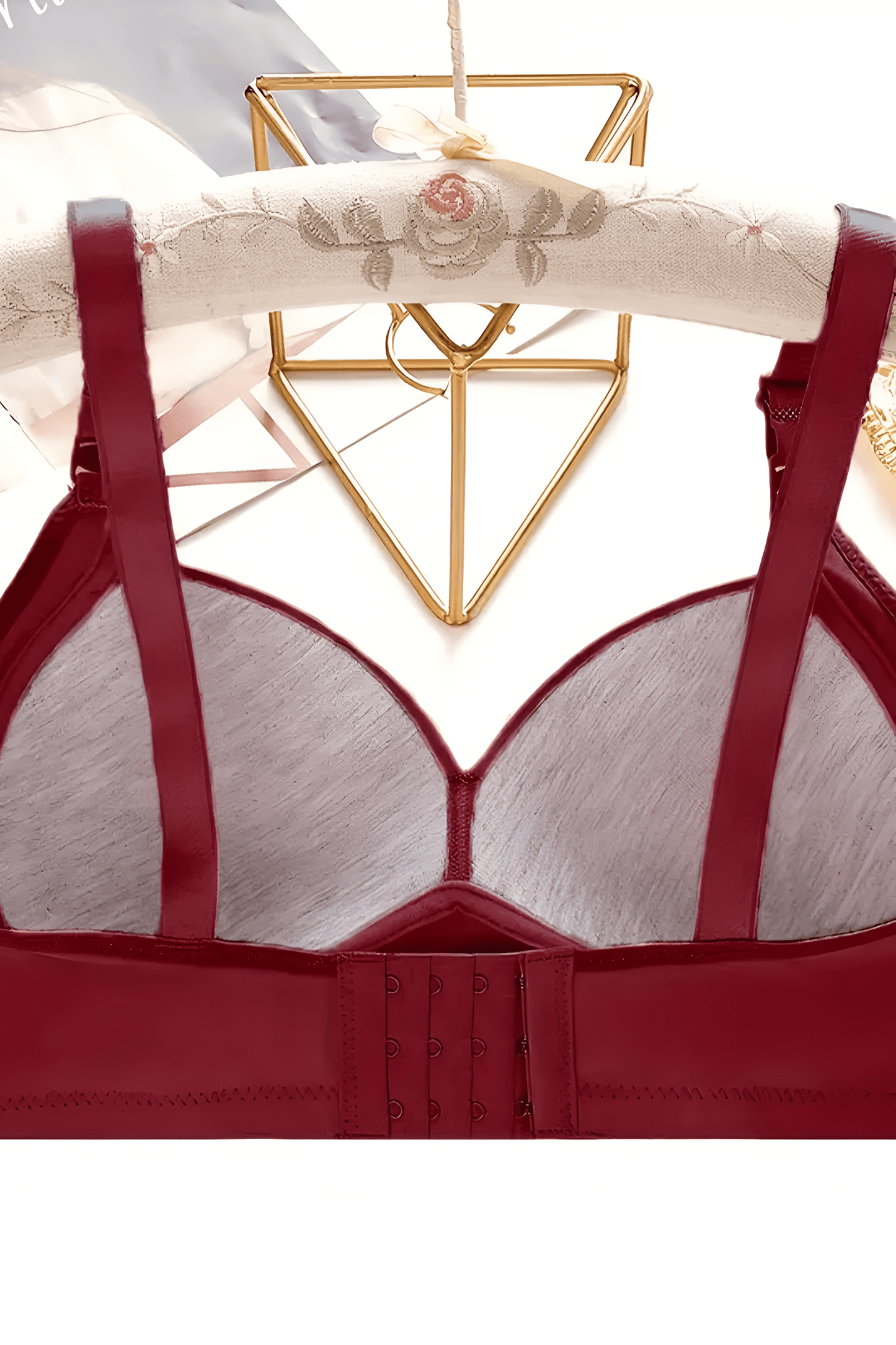 Rahat ve Şık Pembe Bordo/Kırmızı Sütyen (80B,80A,75C,65D BEDENLER İÇİN)