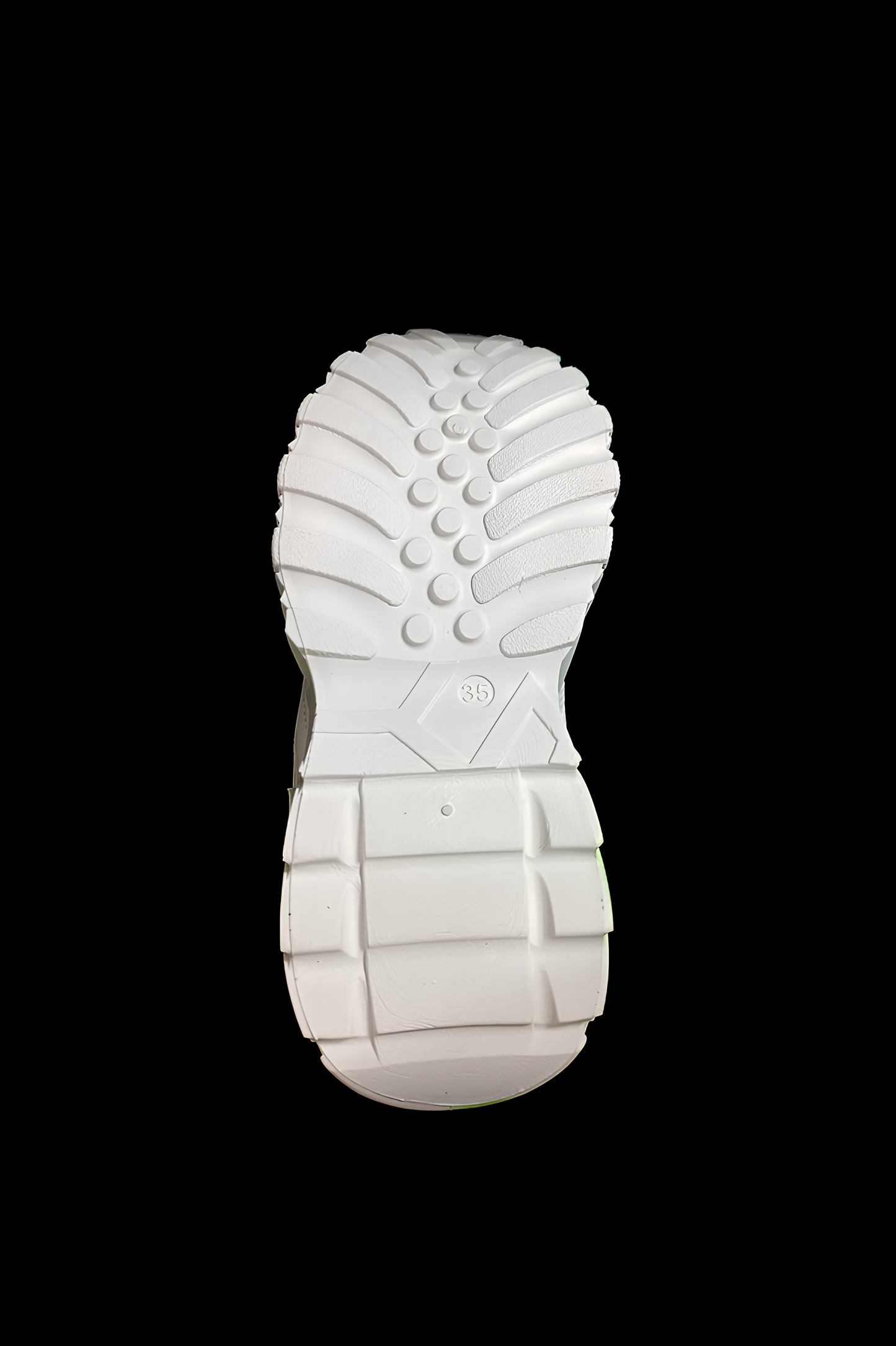 Mavi Yeşil Beyaz Renkli Kalın Tabanlı Spor Ayakkabı – Mavi & Yeşil Sneaker, Rahat ve Tarz