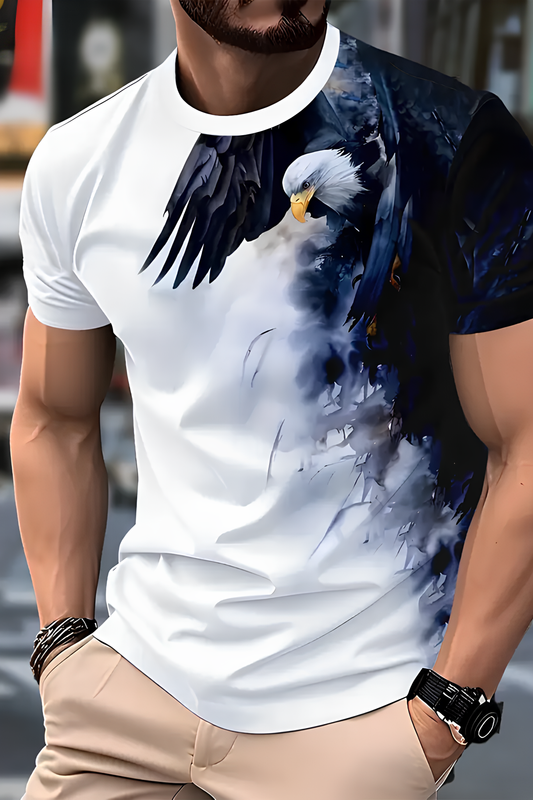 Erkek Kısa Kollu Kara Kartal Tshirt V2