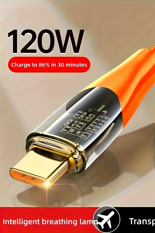 Hızlı Şarj Özellikli 120W 1M Kablo