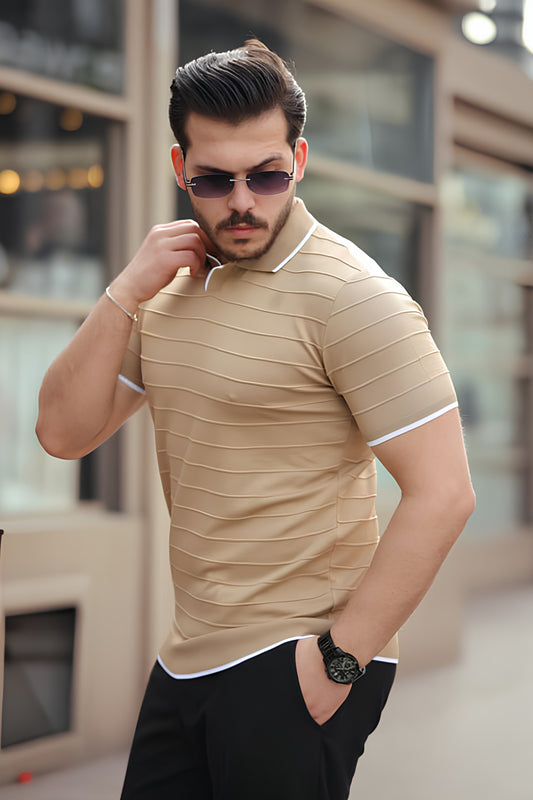 Beyaz Triko Tshirt