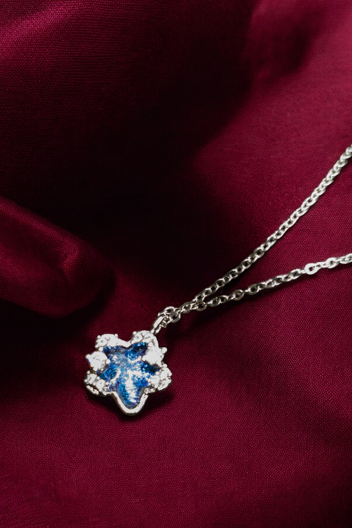 Su Yeşili Kadın Çelik Kolye